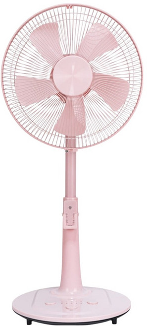 PONTE 프리미엄 초미세풍 발터치 리모컨 선풍기 핑크, PTF-27509R-P