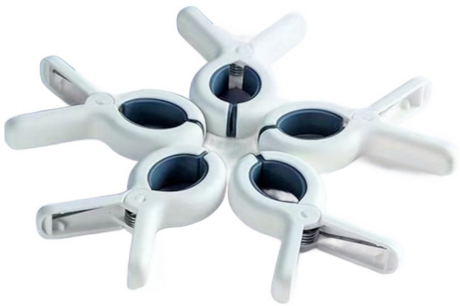 쏘블랑 논슬립 대형 빨래집게, 블루, 5개