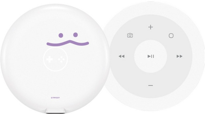 트라이코지 클릭플릭 디자인콜라보 말랑말랑 에디션 맥세이프 블루투스 리모컨, 몽글이, 1개