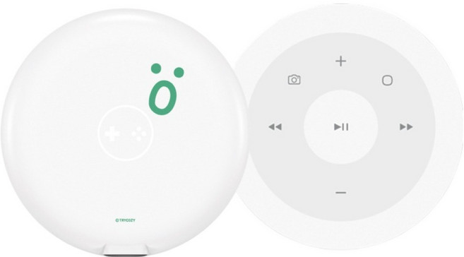 트라이코지 클릭플릭 디자인콜라보 말랑말랑 에디션 맥세이프 블루투스 리모컨, 집중이, 1개