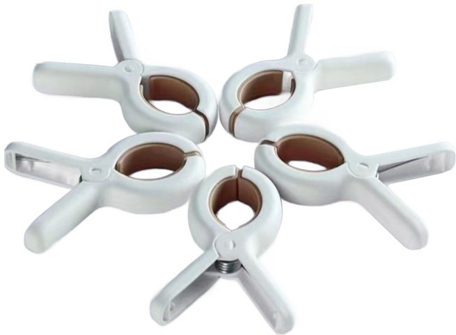 쏘블랑 논슬립 대형 빨래집게, 브라운, 5개