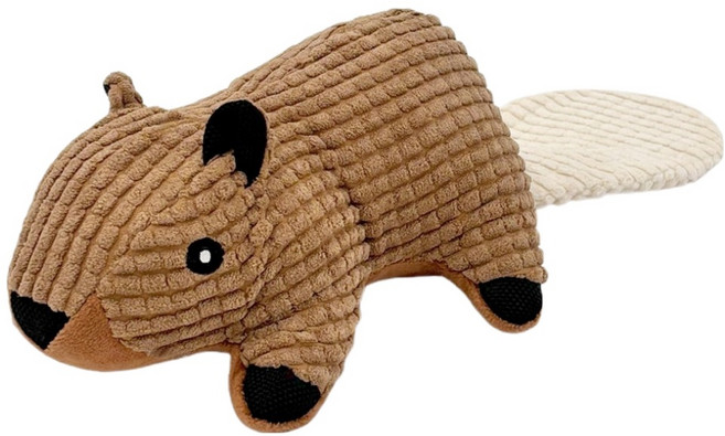 둥둥펫 반려동물 바스락 비버 인형 삑삑이 장난감, 혼합색상, 1개