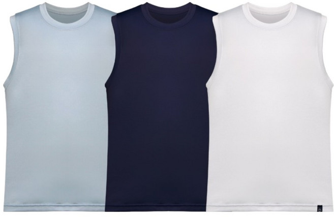 엠알키즈 남아용 흡습속건 에어로라이트 머슬티 런닝 3종 세트