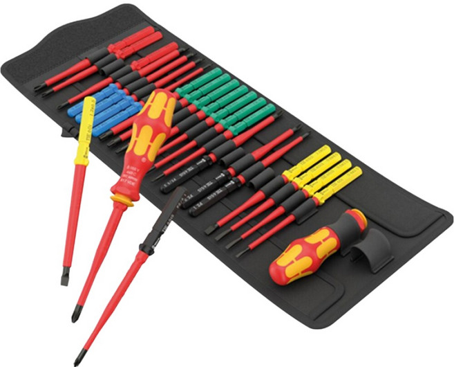 Wera KK VDE Big Pack 1 鑽頭固定絕緣螺絲起子組 006617, 1套