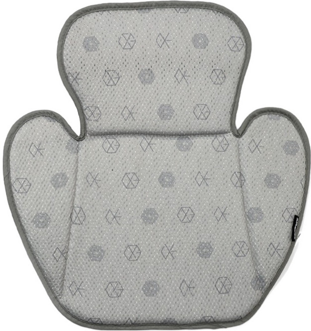 에어보스 부스터 카시트용 3D 쿨시트 M, 모카 베이지