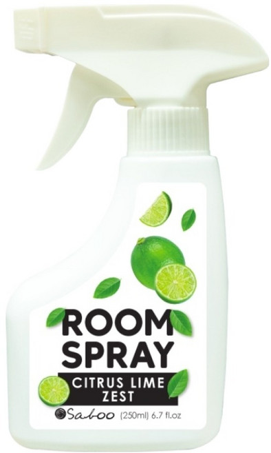 Saboo 香氛室內噴霧 250ml 柑橘萊姆皮, 1瓶
