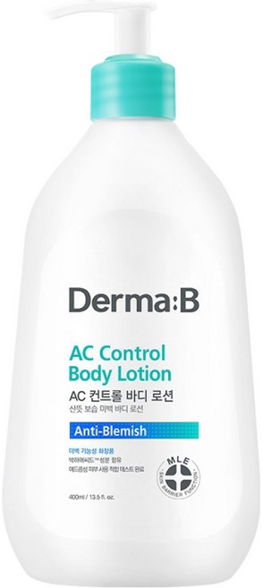 더마비 AC컨트롤 바디 로션, 400ml, 1개