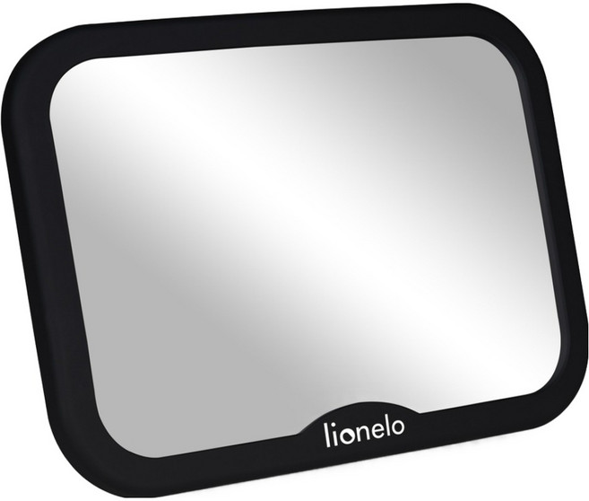 lionelo 車內嬰兒後視觀察鏡 SETT, 黑色, 1個