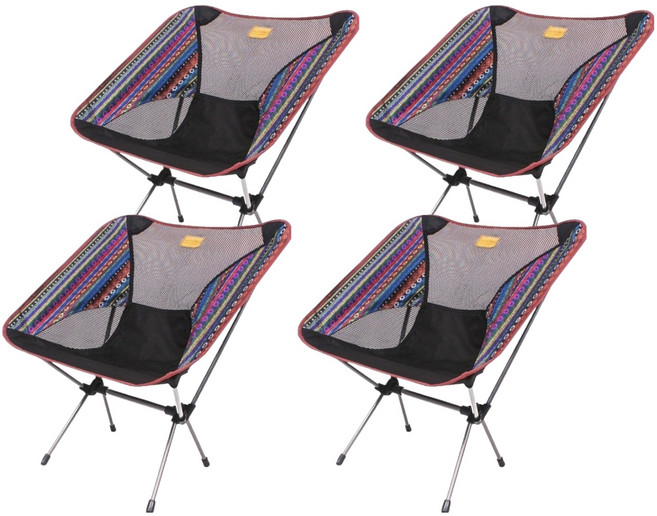 벅703 초경량 캠핑체어, 페어아일, 4개