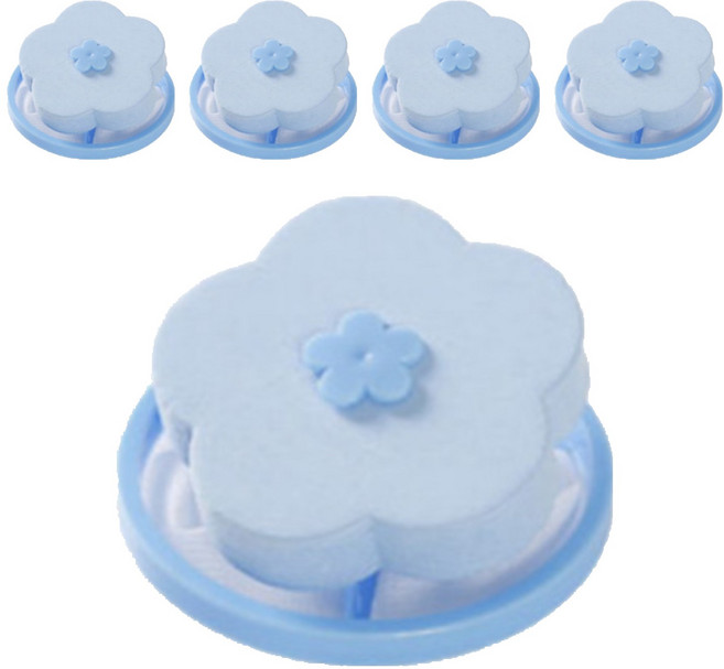 다오미 통돌이 세탁기 먼지 이물질제거 거름망, 블루, 5개