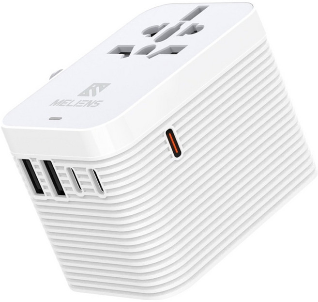 멜리언스 해외여행용 초고속 충전 멀티어댑터 화이트 PD35W_M2, 1개