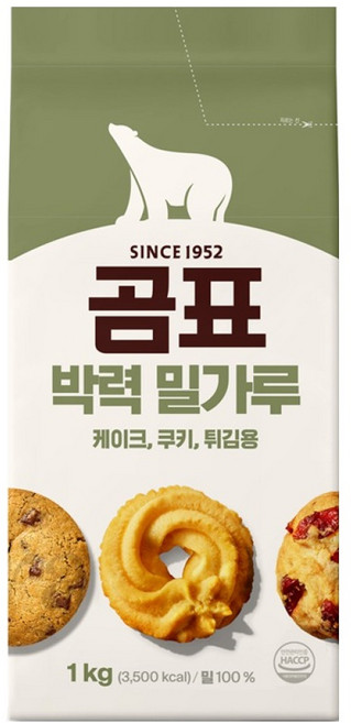 곰표 박력 밀가루, 1kg, 1개