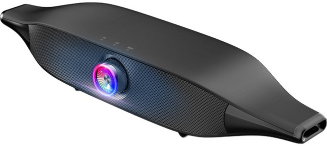 브리츠 블루투스 v5.4 프리미엄 게이밍 사운드바, 블랙, 블랙, BZ-AeroBar