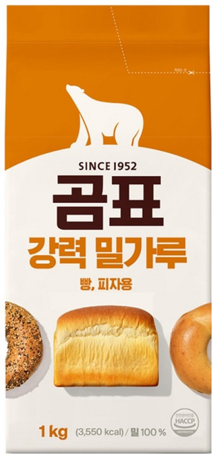 곰표 강력 밀가루, 1kg, 1개