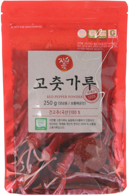 자연애고춧가루, 1개, 250g
