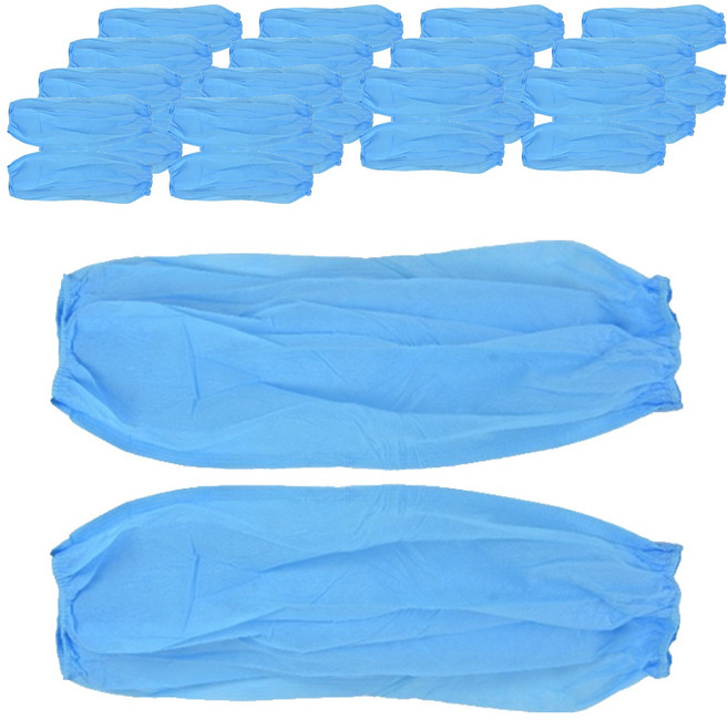 잇리브 일회용 부직포 팔토시 100p, 블루