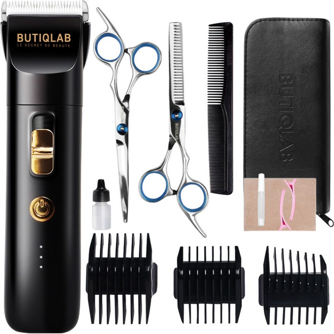 뷰티끄랩 이지컷 프로 바리깡 이발기 미용가위 풀패키지 세트, BTC-2024P