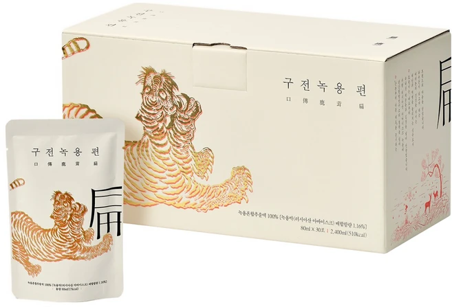 구전녹용 편, 80ml, 30개 - 쿠팡