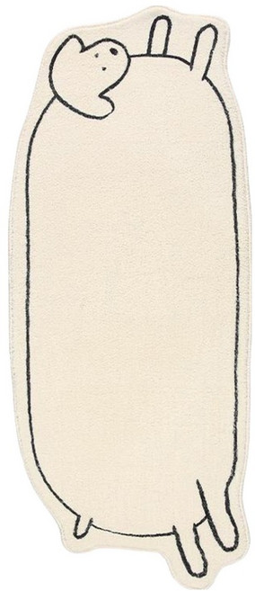 다다랜드 실루엣 애니멀 러그