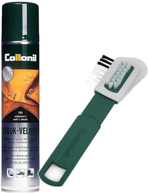 콜로닐 스웨이드 케어 복원 방수 스프레이 200ml + 전용 브러쉬 세트