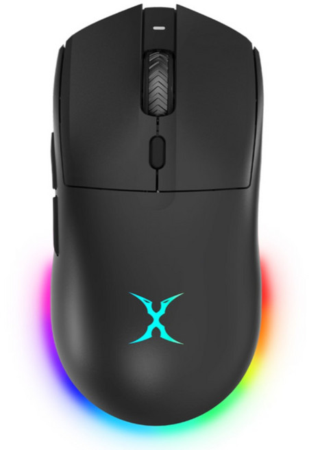 FOXXRAY 狐鐳 夜刃三模無線電競滑鼠 充電式, FXR-HMW-90, 黑色