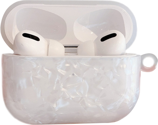 힘룸 저렴한 에어팟 케이스, 흰색, 1개, airpods 4