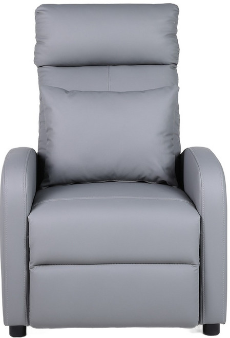 Hampton 漢汀堡 夏洛特貓抓皮面休閒躺椅 附腰枕, 淺灰色