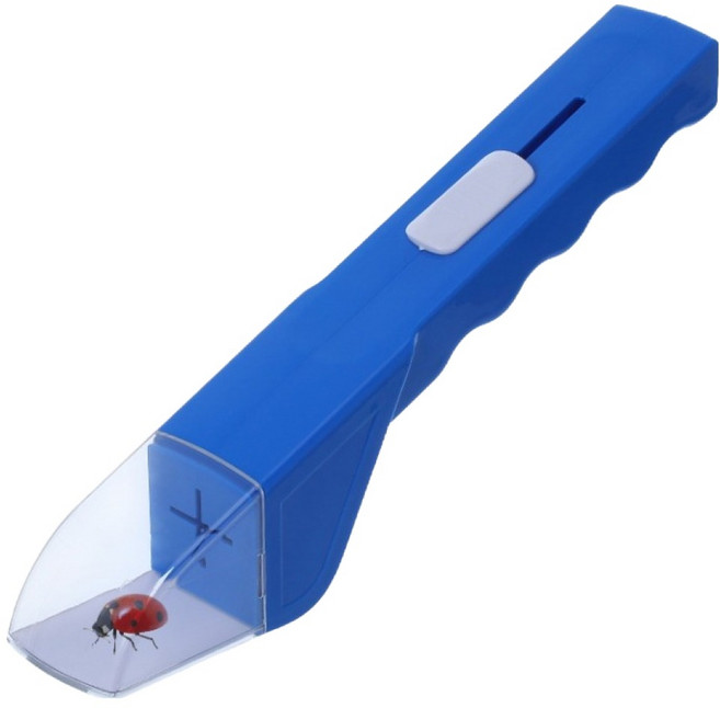 유인지화 핸디형 벌레 곤충 채집기 27 x 4.5 x 5.5 cm, 블루, 1개