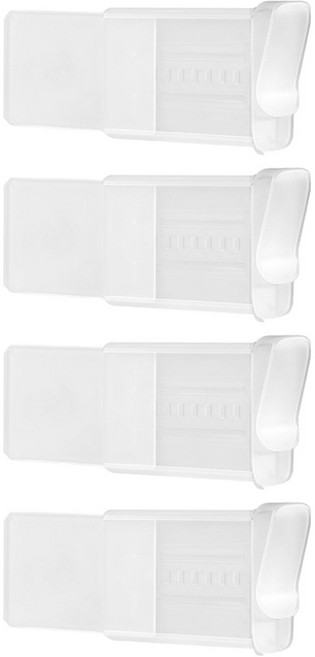 모던앳 길이조절 냉장고 칸막이 분리대, 화이트, 4개