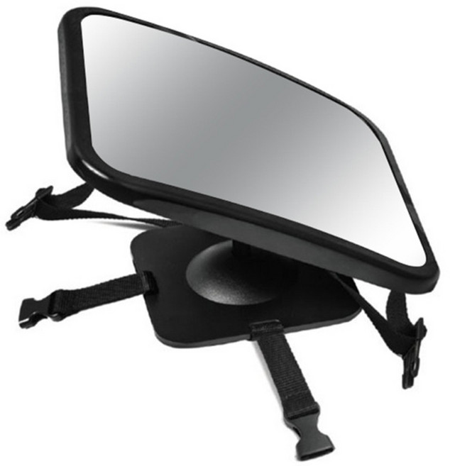 寶寶安全座椅觀察後照鏡, 黑色, 1個