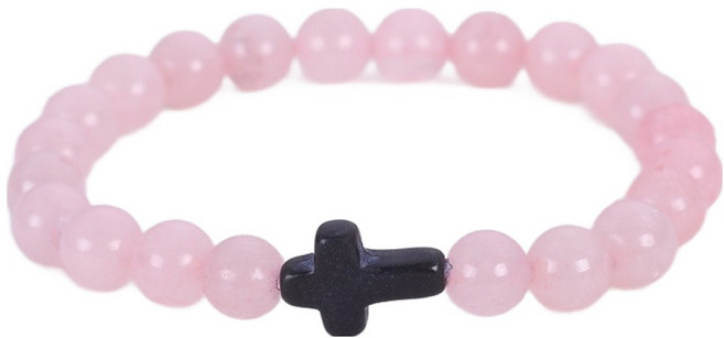 캐시리치 소원을 담은 커플 행운 십자가팔찌 ONE SIZE, 타입 1, 1개