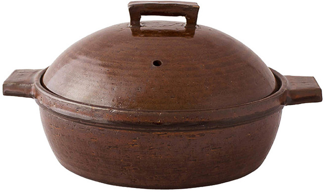 長谷園 小酒館蒸煮鍋 大 咖啡色, 1個, 320mm