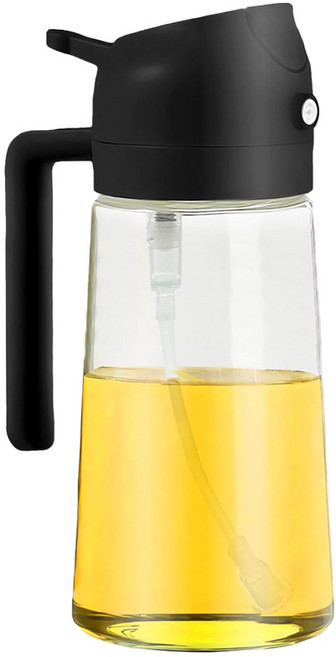 AHOYE 霧化控油噴倒兩用油瓶, 450ml, 1個