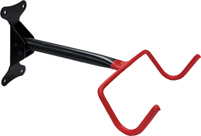 DIBOTE 迪伯特 壁掛式自行車架/展示架/停車架 665g, 1個, 黑色/紅色