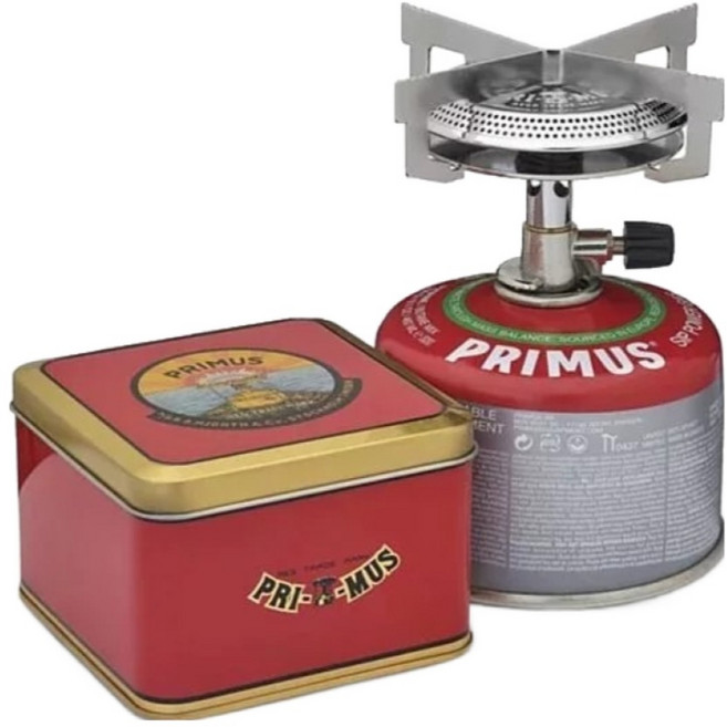 PRIMUS Classic Trail 登山爐 130週年紀念款 附130周年紀念鐵盒, 銀色, 1個