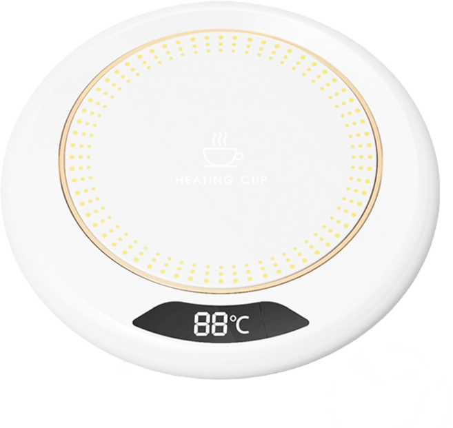 AHOYE 三檔調溫USB智能數顯恆溫加熱杯墊, 單一商品