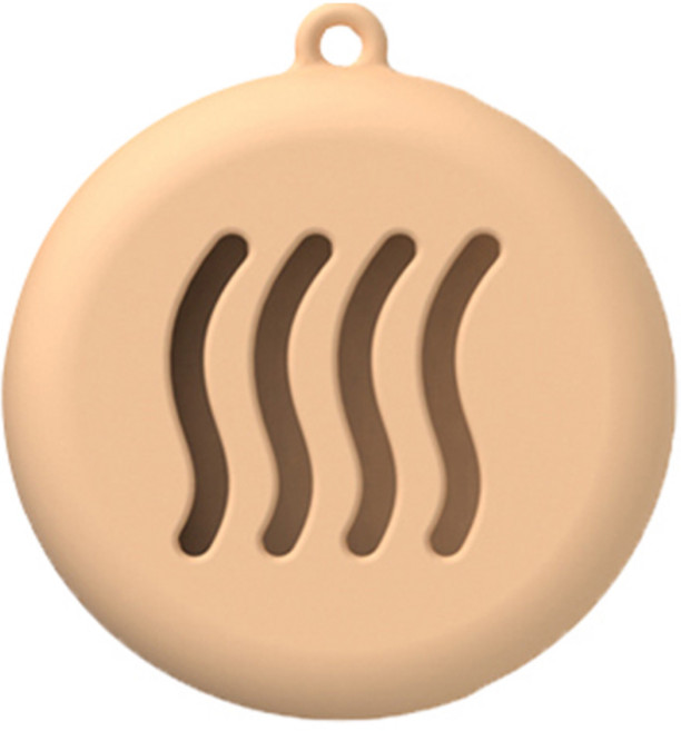 더플로우커머스 세척 가능한 퍼프 케이스, 베이지, 1개