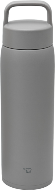 ZOJIRUSHI 象印 大容量吊環不銹鋼真空保溫杯, 暖灰色, 1L, 1個