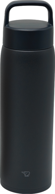 ZOJIRUSHI 象印 大容量吊環不銹鋼真空保溫杯, 碳黑色, 1L, 1個