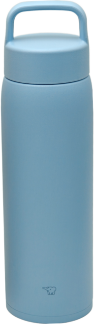 ZOJIRUSHI 象印 大容量吊環不銹鋼真空保溫杯, 霜藍色, 1L, 1個