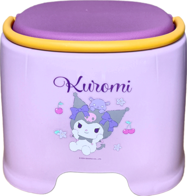 Sanrio 三麗鷗 KUROMI提手凳, 1個, 紫色甜心