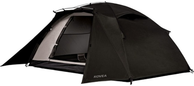 코베아 T 코어 알파인 텐트, 블랙, 2인용