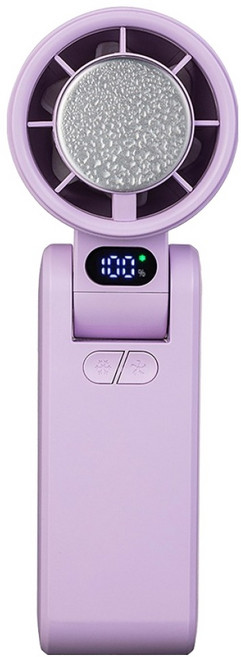 CYKE 100檔無極調節掛脖風扇 半導體製冷手持冰敷, 紫色, 650