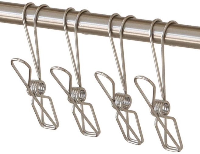 달팽이리빙 메종치비네 304 스텐 고리 집게, 4개