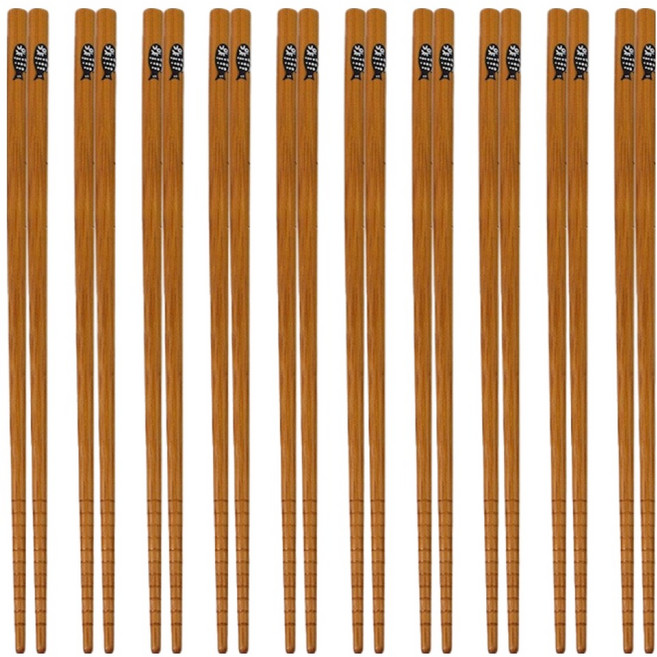 키친유 일식 대나무 젓가락 10종 세트, 물고기, 젓가락 10p, 1세트