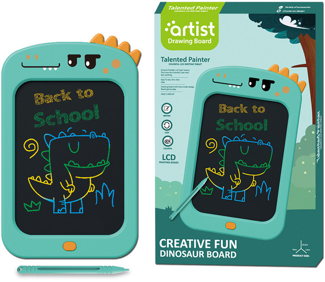 LCD 전자 스케치 드로잉 패드 태블릿, 리틀 공룡