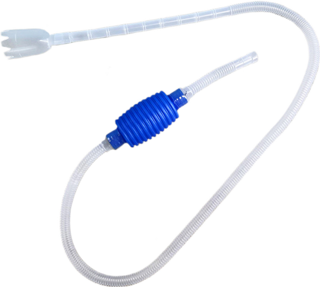 프리미엄 어항 사이펀 수조 물갈이 환수 청소도구 혼합색상, 1개