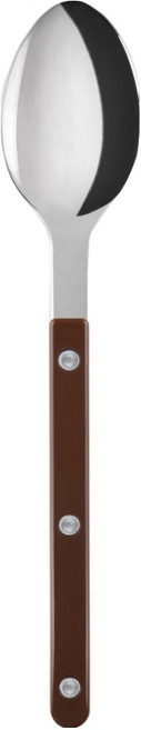 사브르 24SS 비스트로 샤이니 샐러드 스푼, Chocolate, 1개