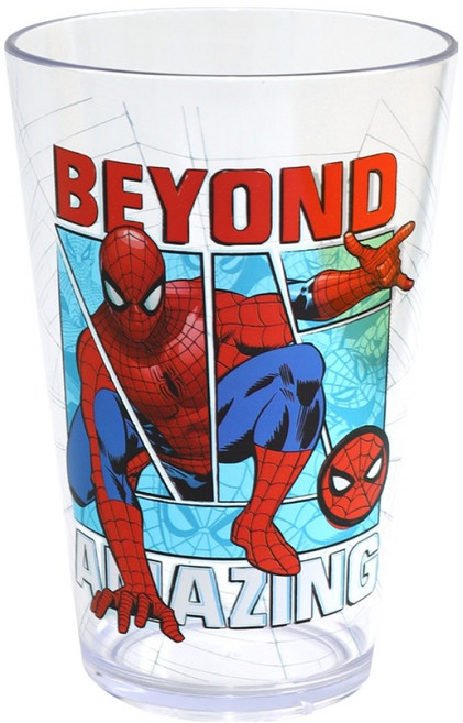 릴팡 마블 스파이더맨 투명 파티 점보컵, 혼합색상, 1개, 500ml