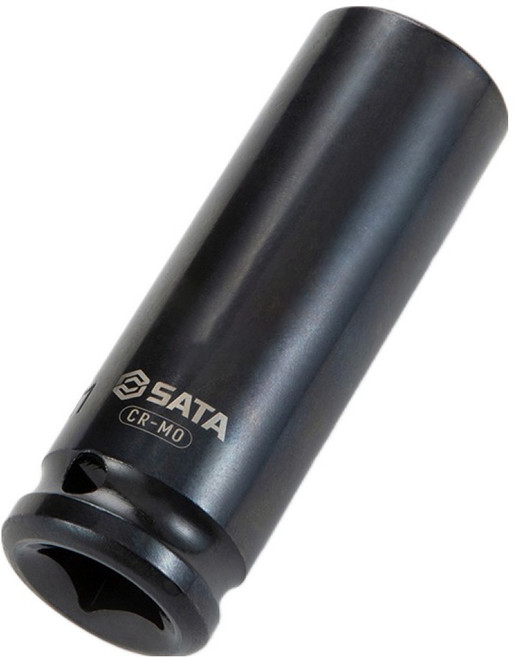 사타 1/2 육각 임팩 롱 소켓 19mm 34412, 1개